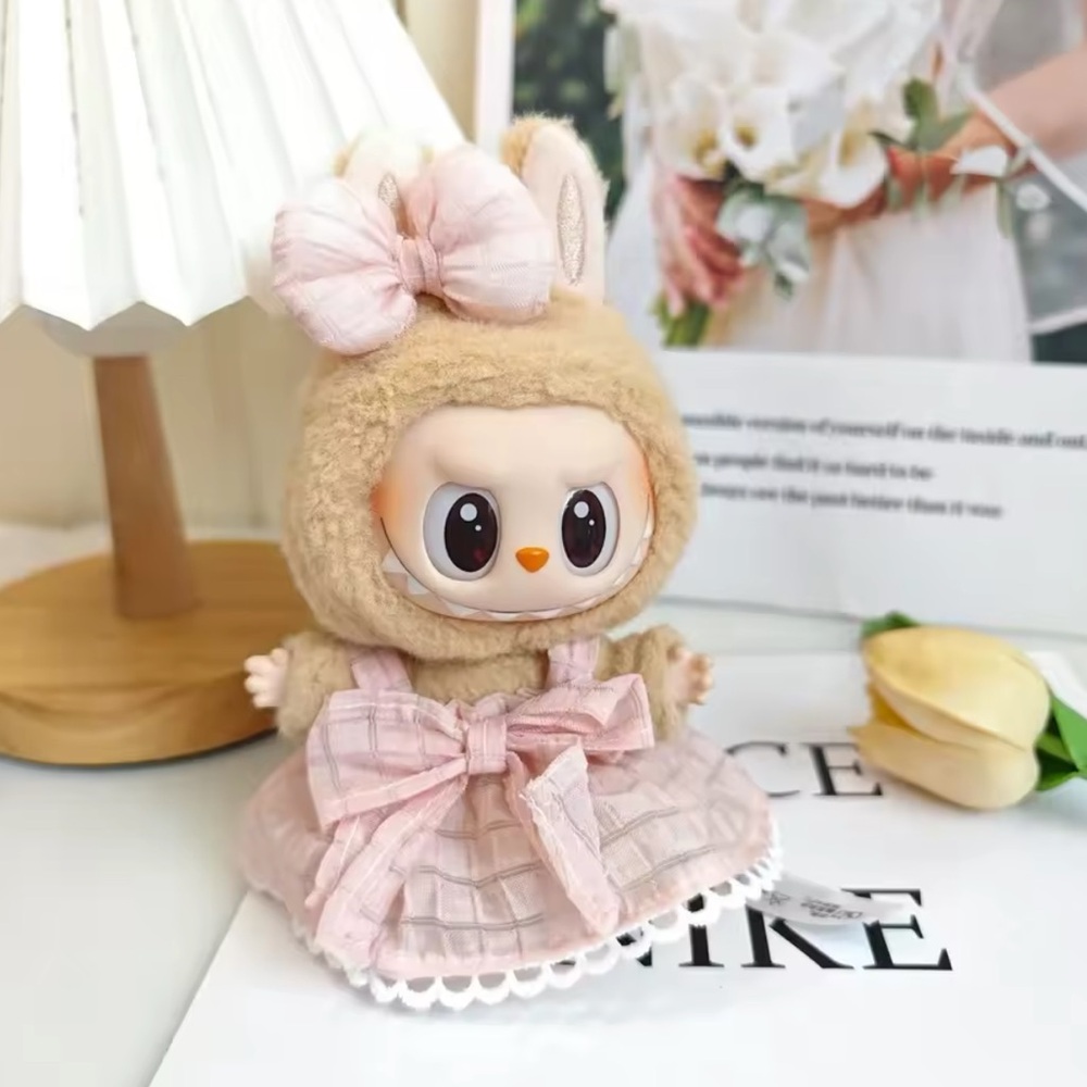 Pop Mart The Monsters Macaron Have a Seat Labubu Designer Clothing Outfit